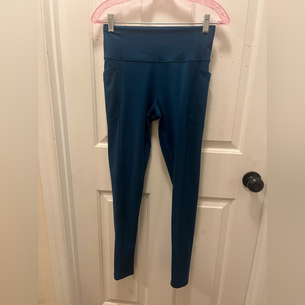 LIKE NEW Victoria’s Secret Leggings - Teal/Turquoise - Size 8